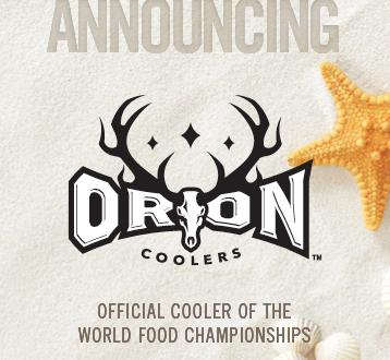 World Food Championships Announces Official Cooler Agreement With Orion