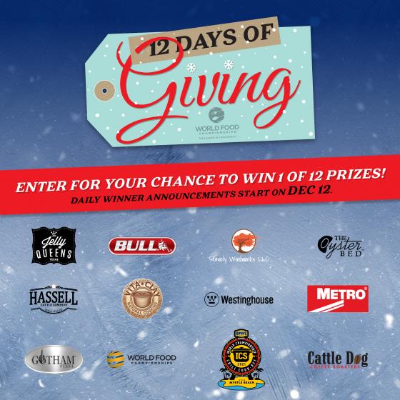 The World Food Championships Host Holiday Giveaway For Foodies