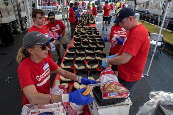 Operation BBQ Relief Brings Blue Skies and Barbecue to WFC